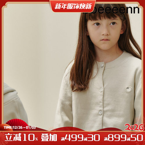 bbeeeenn学院秋冬针织开衫