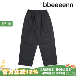休闲裤 bbeeeenn韩国童装 儿童净版 男童女童羊毛长裤 冬款