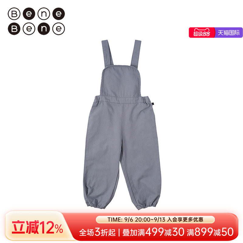 benebene新款童装宝宝哈衣背带裤图片