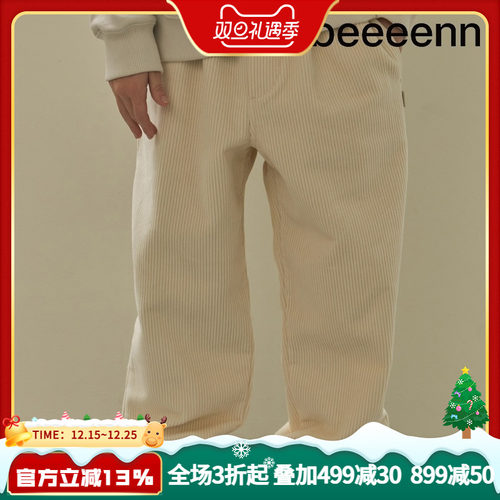 韩国灯芯绒运动裤bbeeeenn