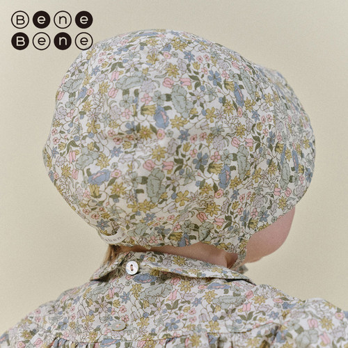 BeneBene纯棉碎花帽婴儿遮阳帽