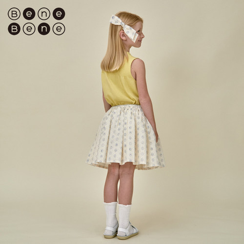 benebeneA字裙子棉半身裙24新款