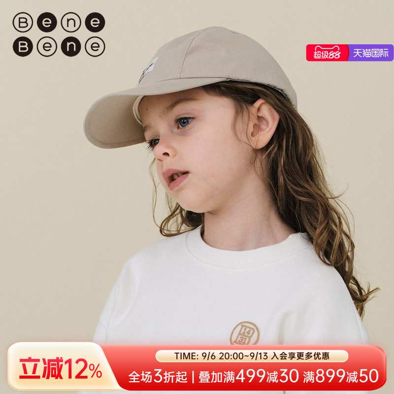 benebene秋冬新款儿童棒球帽图片