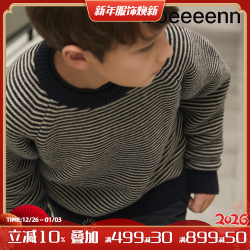 针织套头衫bbeeeenn男韩国冬季