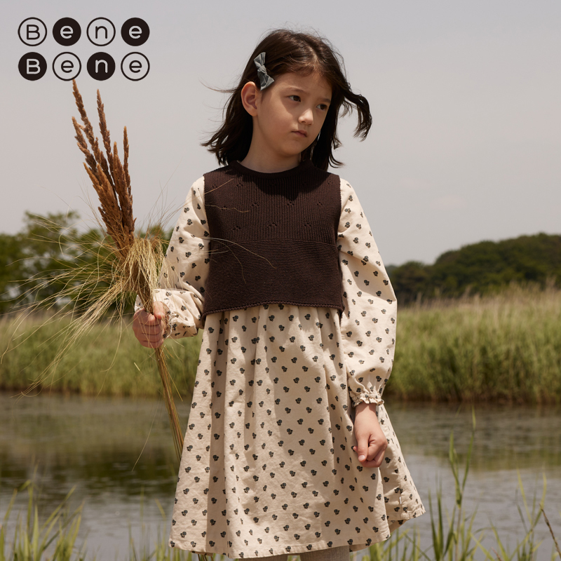 韩国连衣裙benebene秋季