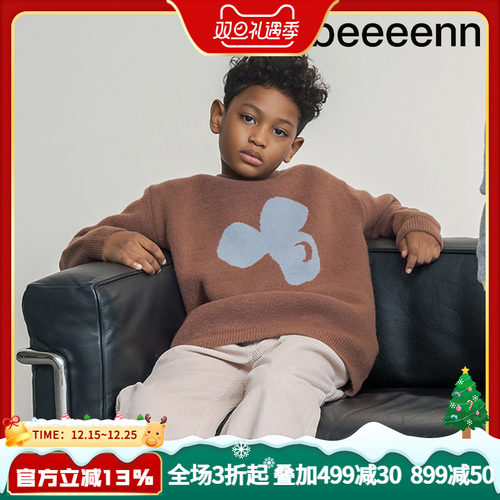 加厚撞色羊毛针织衫bbeeeenn