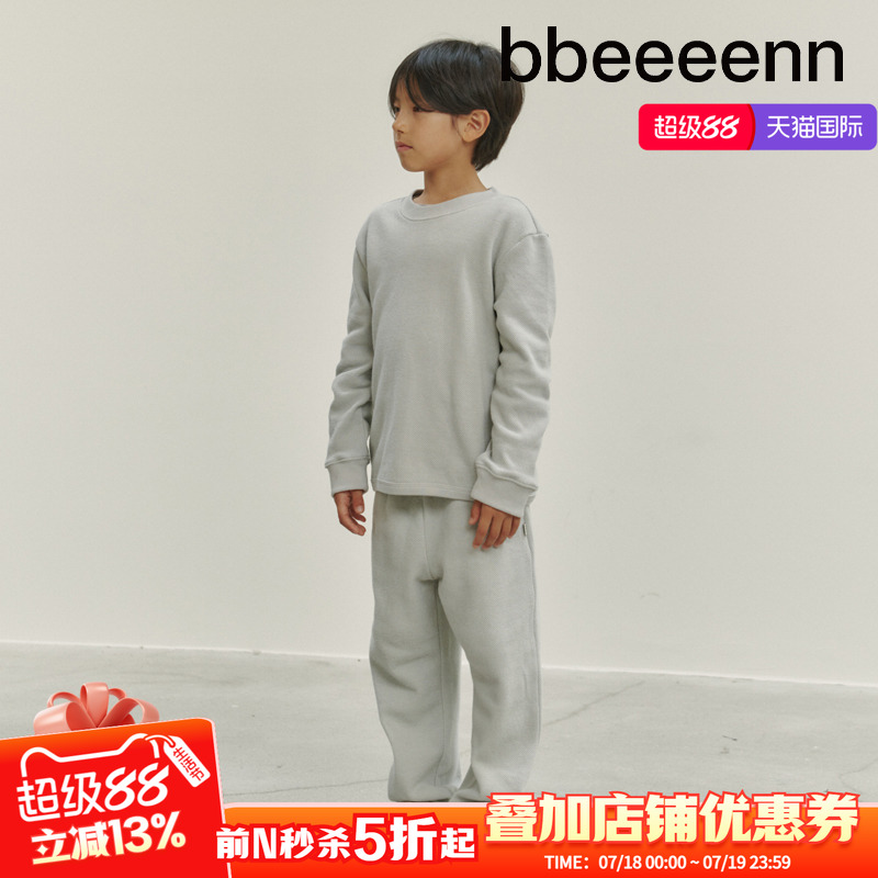 bbeeeenn圆领长袖T恤舒适