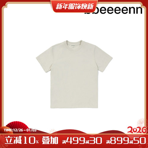bbeeeenn圆领短袖T恤舒适
