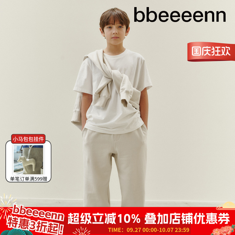 bbeeeenn圆领短袖打底T恤衫