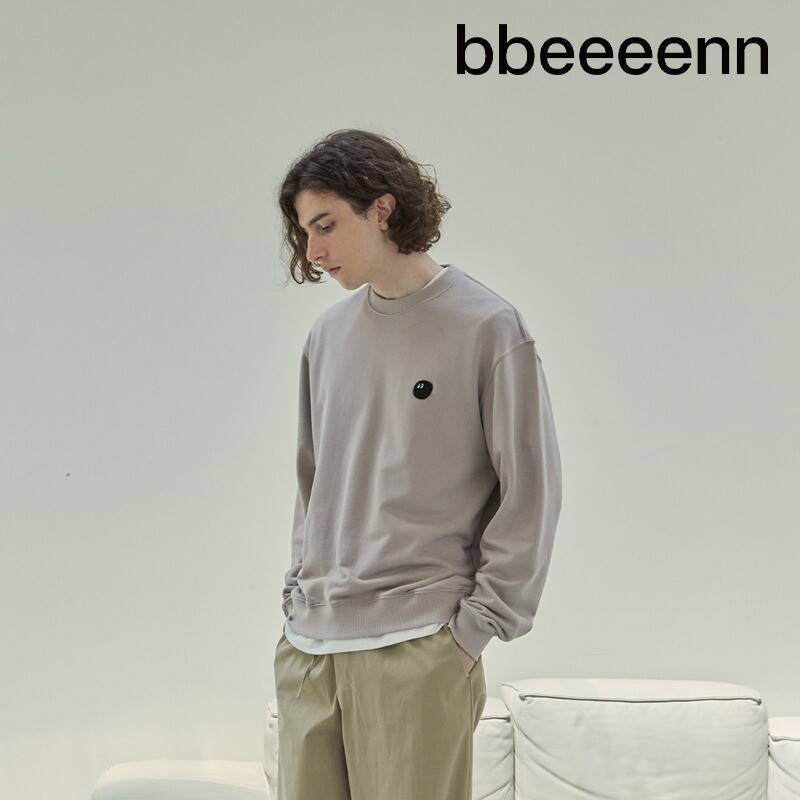bbeeeenn韩国童装秋冬新款男生落肩卫衣男士长袖纯棉打底衫