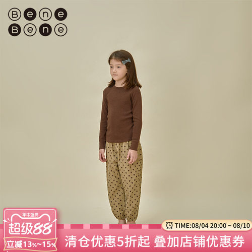 韩国灯芯绒裤子BeneBene