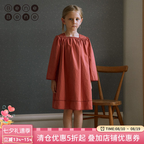 韩国长袖连衣裙BeneBene女秋季