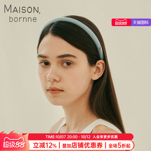 真丝复古高级感发箍布艺不伤发
