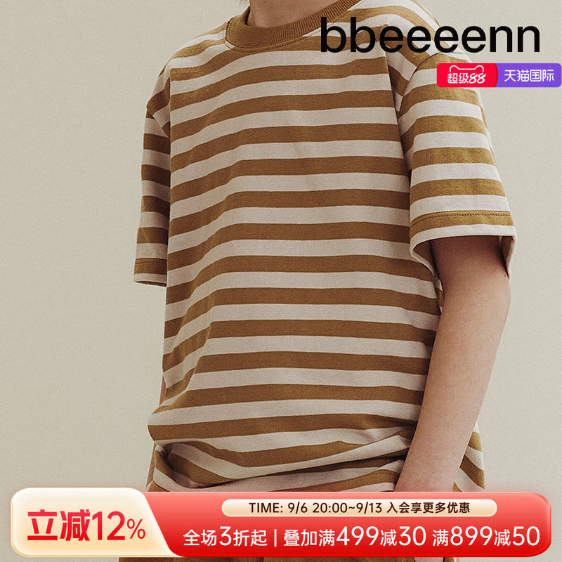韩国童装短袖bbeeeenn圆领夏季图片