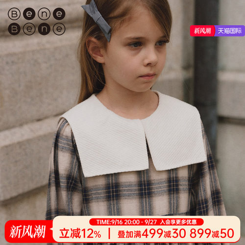 韩国连衣裙BeneBene女童23秋季