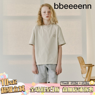 bbeeeenn韓國(guó)童裝 男女童寬松版 型短T恤大童純棉打底衫 新夏款