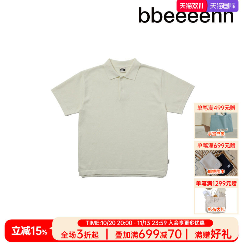 bbeeeennpolo领短袖T恤高级感