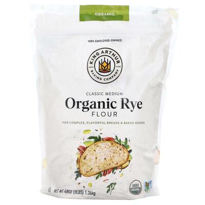 King Arthur经典黑麦面粉烘焙面包粉Organic Rye Flour 1.36kg