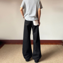 原牛宽松直筒牛仔裤 仿马毛 K763 cleanfit后口袋 布老哥Blog美式