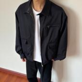 布老哥Blog美式 cleanfit简约显高夹克W399 复古双面穿格子外套春季