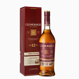 格兰杰12年雪莉桶700ml 苏格兰单一麦芽威士忌