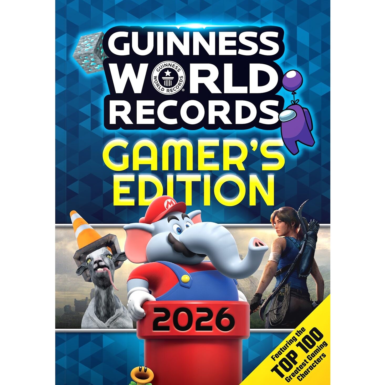 2026年吉尼斯世界纪录大全 游戏玩家版 Guinness World Records Gamer's Edition 含史上100位游戏角色 英文原版