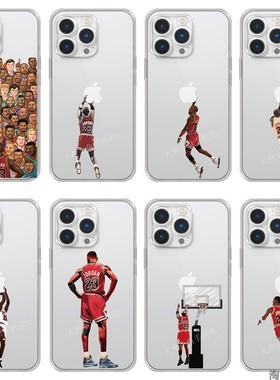 透明软壳 乔丹手机壳适用iPhone1654321proxsmax苹果8plus76xrOPPOfindx65reno10pro+987K110xa136一加ACE2vt