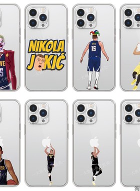 透明软壳 约基奇手机壳适用iPhone165432proxsmax掘金队小米13098sproultracivi红米K65430至尊版note12turbo