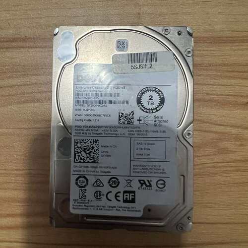 议价戴尔2Tb sas 2.5寸服务器硬盘，型号St2000nx