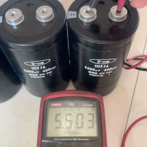 议价电容400V-5600UF、实际测试5500、90