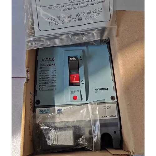 议价HiBL203NT 3P T4S0000C 125A HYUNDAI塑胶壳断路器