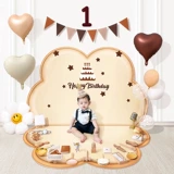 Реквизит для недельной ловли годовалого малыша, ритуальные принадлежности для розыгрыша жребия дракончика, макет дня рождения, украшение ковра, набор современных украшений