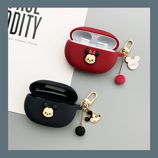 魔音蓝牙耳机壳防摔一体连体solo硅胶情侣软套降噪Beast 油头鸥适用于BeatsStudioBuds StudioBuds无线保护套