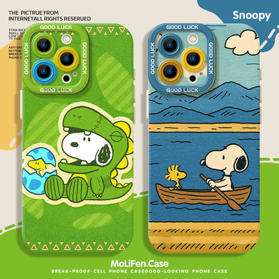 snoopy史努比适用苹果16手机壳