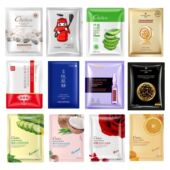 面膜换季 奢莉卡肤研美白祛斑面膜水果保湿 正品 补水 17.9抢50片