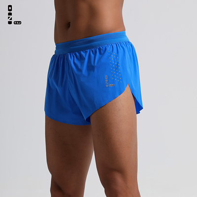 零阻力 跑步短裤男 马拉松田径训练健身 短跑比赛速干三分裤内衬