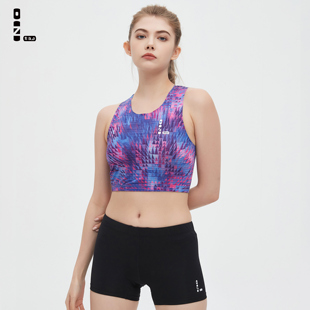 零阻力田径比赛服女专业体考马拉松跑步训练分体式短款背心套装