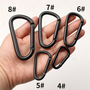 Aluminium Carabiner Snap Hook high quality Clasp 10pcs登山扣