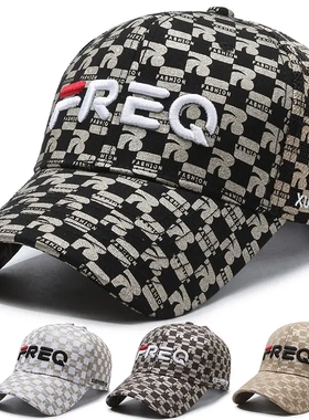 新款FREQ刺绣字母棒球帽遮阳防晒时尚休闲春秋季男女同款出游帽子