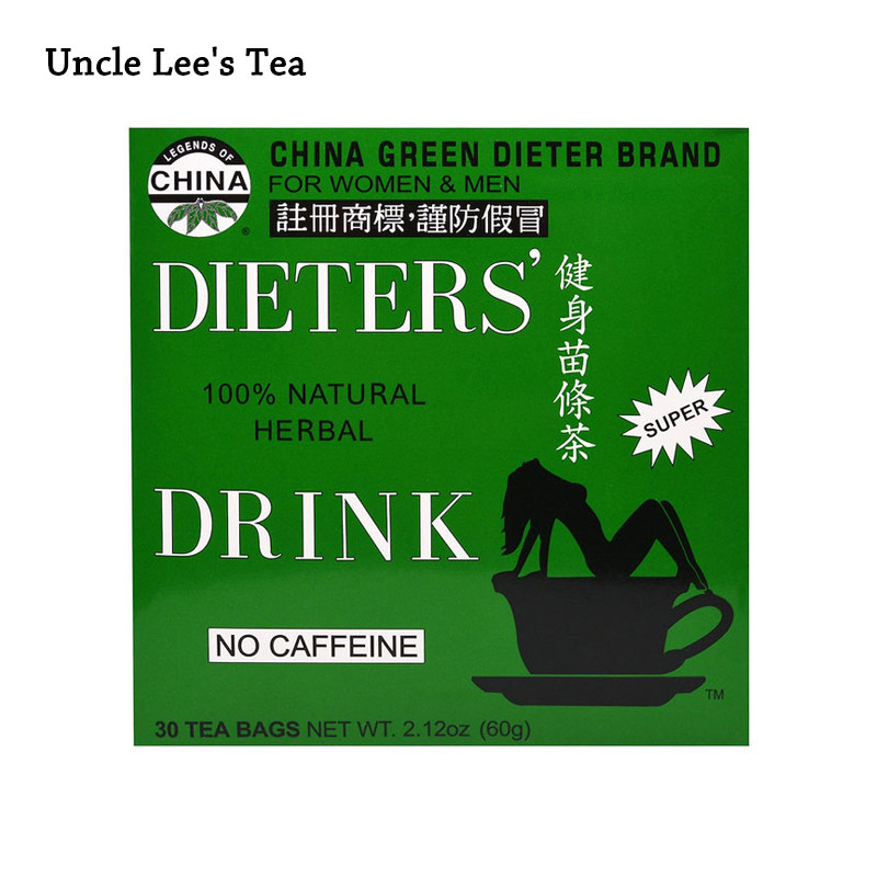 美国uncle lees tea草本植物茶健身轻体男士女士无咖啡因30茶包