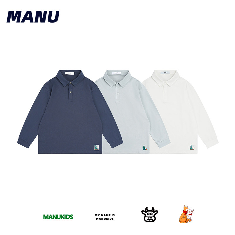 速干防晒易去污 MANUKIDS童装男童26春季山系POLO衫中大童长袖T恤,童装/婴儿装/亲子装,T恤,淘宝优惠券,粉丝福利购,淘宝优惠卷