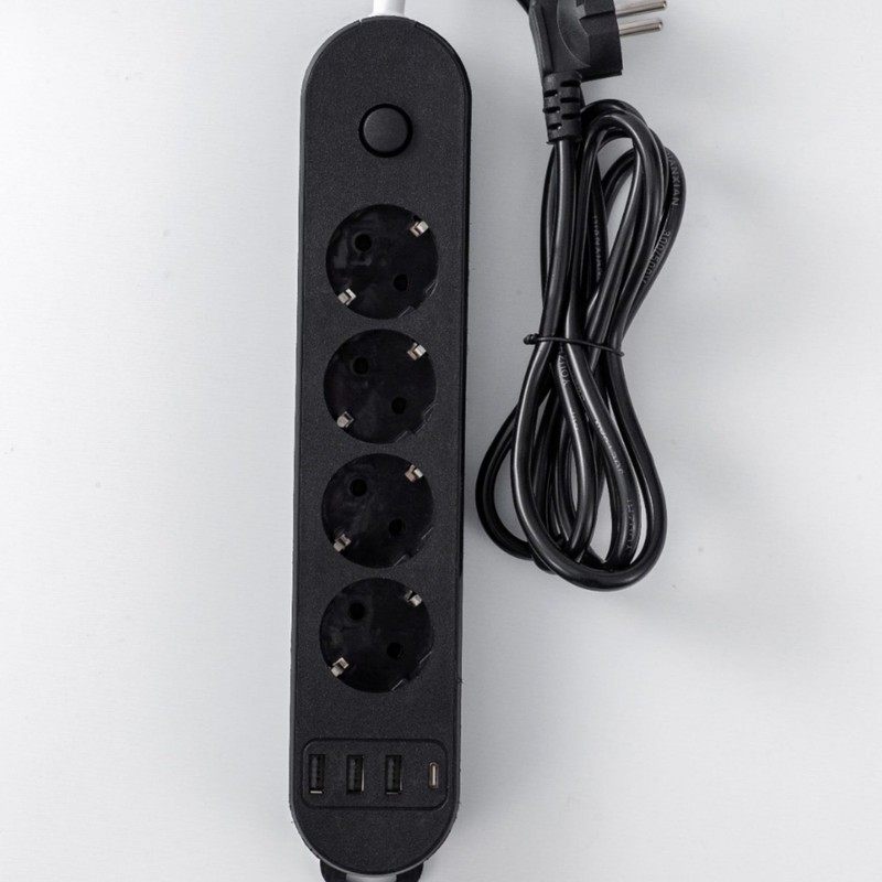 工厂直批跨境出口欧插座插接线板米米3规排板USB插座Type-C2插排,电子/电工,USB/快充/无线充电排插,淘宝优惠券,粉丝福利购,淘宝优惠卷