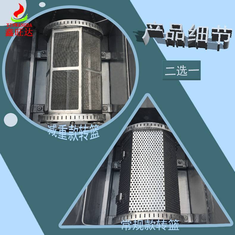 滚动式超声波清洗机五金塑胶小工件螺旋式清洗设备滚筒清洗机工业