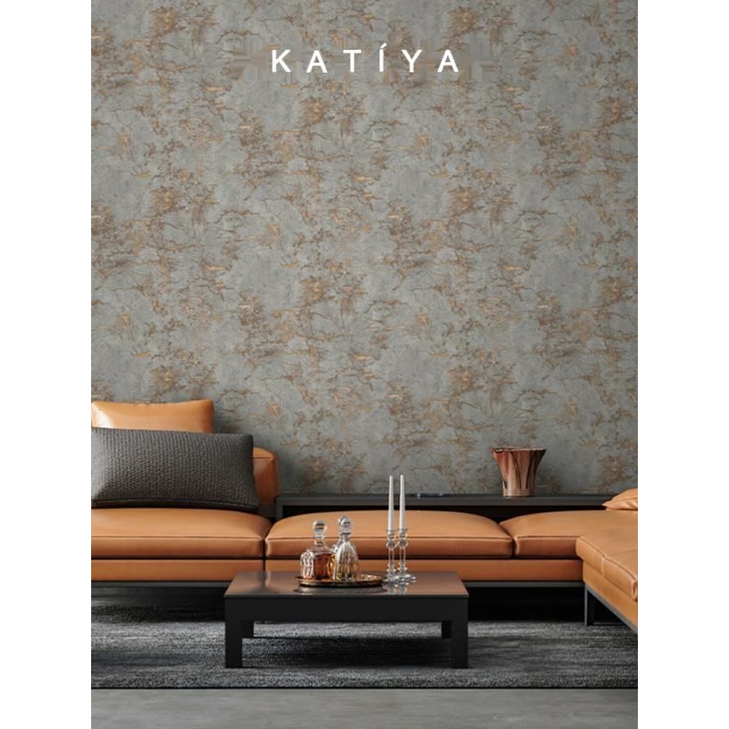 Katiya叙利亚旧水泥风格墙布工业背景墙壁纸装饰工装客厅轻奢壁画