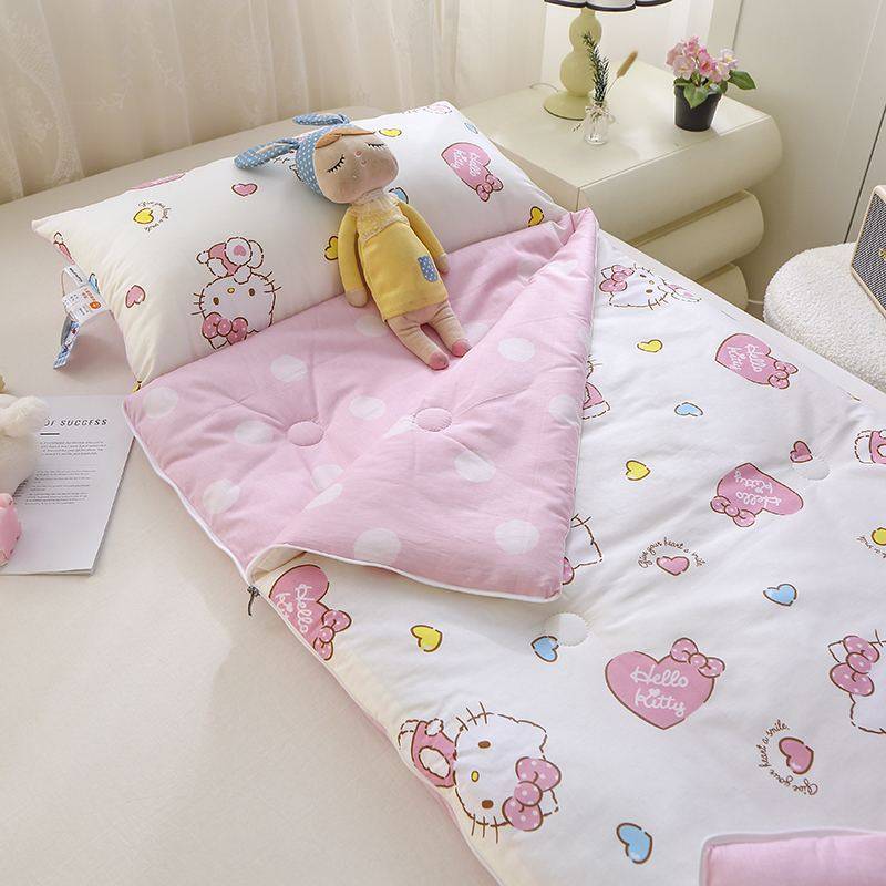 A类全棉三丽欧被子一体睡袋纯棉幼儿园午睡被两用可机洗婴童枕头,床上用品,睡袋,淘宝优惠券,粉丝福利购,淘宝优惠卷