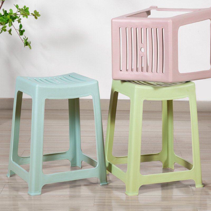 塑料凳子加厚成人家用批发客厅方凳胶可凳高餐桌凳板凳简约凳现代,住宅家具,高脚凳,淘宝优惠券,粉丝福利购,淘宝优惠卷