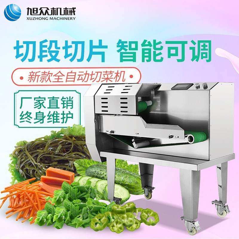 商用自动切菜机黄瓜莲藕多功能切菜机切段切片切丝智能可调切菜机