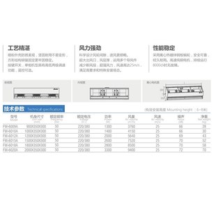 西奥多风帘机空气幕商用通风轻音门帘机门头风机工业离心式风幕机