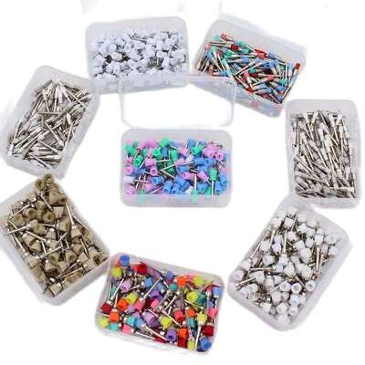 100pcs Dental Prophy Brushes Polishing Polisher Disposable L