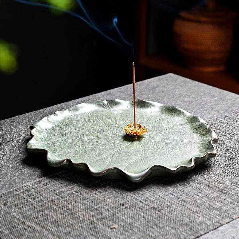 大号 荷花陶瓷香盘香炉盘香线香香插底座托盘家用中式插香香托,家居饰品,香托/香盘/香座/香插,淘宝优惠券,粉丝福利购,淘宝优惠卷